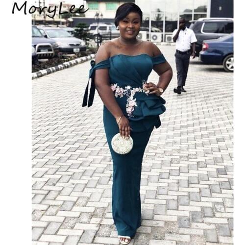 Mermaid Bridesmaid Dresses Africa Sweetheart Sweep Train Hand Made Flower Silk Satin Pleated Wedding Party Bridemaid Dresses