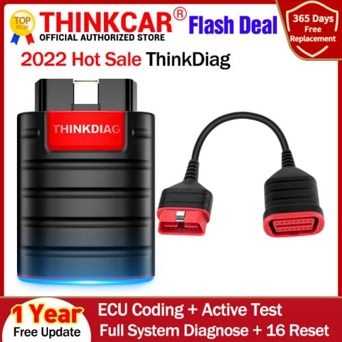 Thinkdiag Full system Diagnostic tool All software 1 year free update ecu coding active Test code reader scanner with obd cable