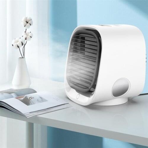 Portable Air Conditioner Cooler Fans Fan Humidifier Purifier USB Desktop Air Cooler Fan Mini Car Air Cooling