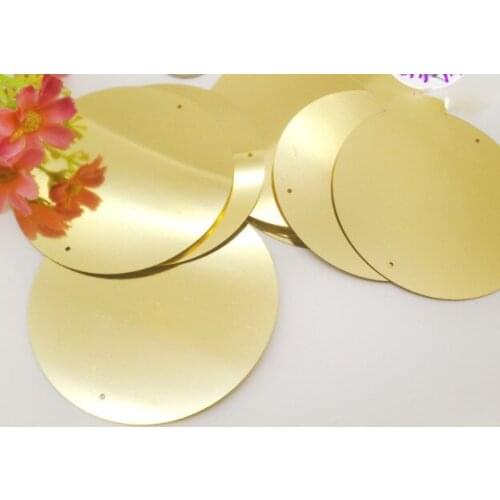 A4 Sewing supplies 75mm double-hole circular laser bead sequins are suitable for curtain hand-made DIY dance material wedding