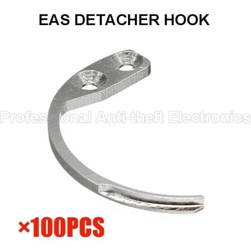 100Pcs/lot Detacher Hook Key Detacher Security Tag Remover Used For EAS Hard Tag Handheld Convenience Portable Mini One