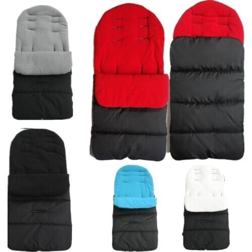 Baby Toddler Universal Footmuff Winter Buggy Pram Stroller sleeping bags Windproof Warm Thick Cotton Pad Envelope Cover