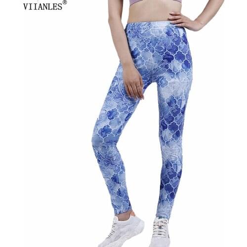 VIIANLES Women High Waist Leggings For Fitness Ladies Sexy Gym Sports Workout Push Up Fitness Female Leggins Sports Pants New