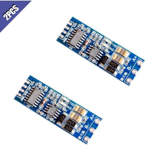 2pcs RS485 Module Conversion-Hardware TTL UART Automatic-Flow-Control I11 Level-Mutual Serial