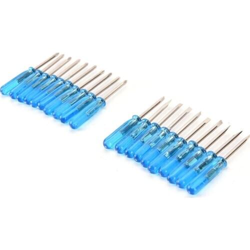20Pcs/Lot 20mm Phillips Slotted Cross Head Mini Screwdriver iPhone Samsung Mobile Phone Laptop Repair Open Tool 4.6cm Wholesale