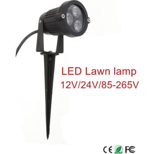 220V 110V Outdoor Lighting LED Garden Light 9W Lawn Lamp Waterproof 12V Landscape Red/Green/Bule/Yellow/Warm White/Cold White
