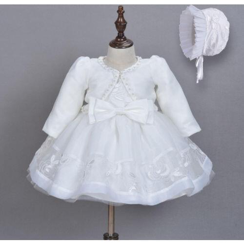 3pcs Baby Girls Princess Gown Dress Lace Christening Wedding Birthday Pageant Party Bridesmaid Formal Dresses Clothes US