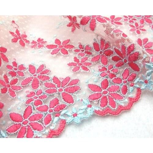 6 Inches Wide Lace|Olive Green Floral|Embroidered Lace Trim|Bridal Wedding Materials|Clothing Ribbon|Hairband|Accessories DIY