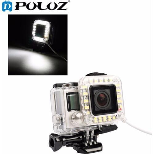 For Go Pro Accessories New design USB Lens Ring LED Flash Light Shooting Night for GoPro HERO4 HERO3+ HERO 4 3+ Sports Camera