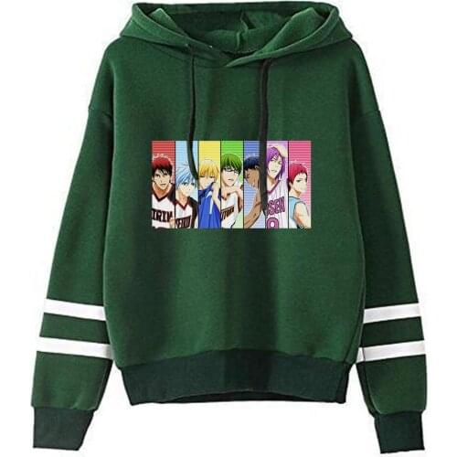 Anime Hoodies Kurokos Basketball Kuroko No Basket Basuke Cosplay Hoodie Hip Hop Graphic Sweatshirts Poleron Hombre women tops