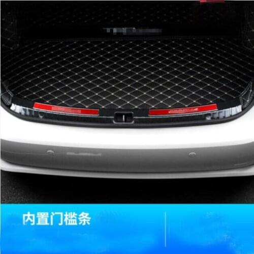 Car accessories For Toyota Levin corolla 2019-2021 Stainless Steel Rear Trunk Boot Bumper Guard Plate Protector Molding Trim