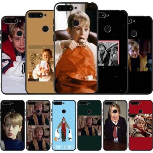 Home alone black Silicone Phone Case For honor 30 20 Pro 8 8X 9 10 20 Lite Mate 10 20 30 Lite Pro cover