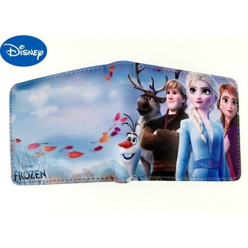 Disney Frozen Coin Purse Cartoon Animation Peripheral Princess Coin Purse Children and Girls Card Case Wallet