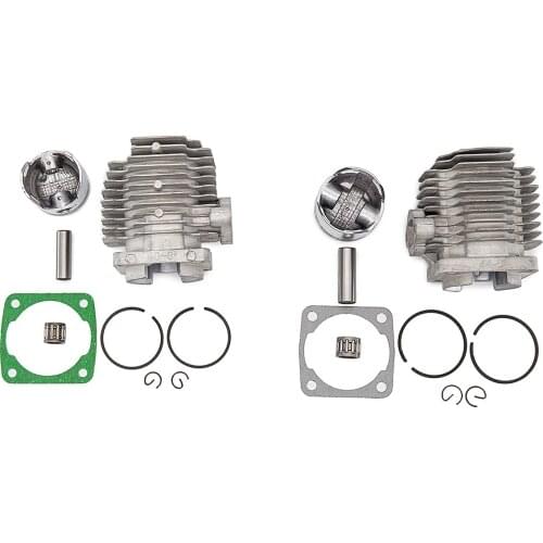 For 49cc 2 Stroke Engine Motorcycle ATV Pocket Dirt Bike 49cc 40-6 44-6Engine Cylinder Head Piston Kit with Rings Pin Clips