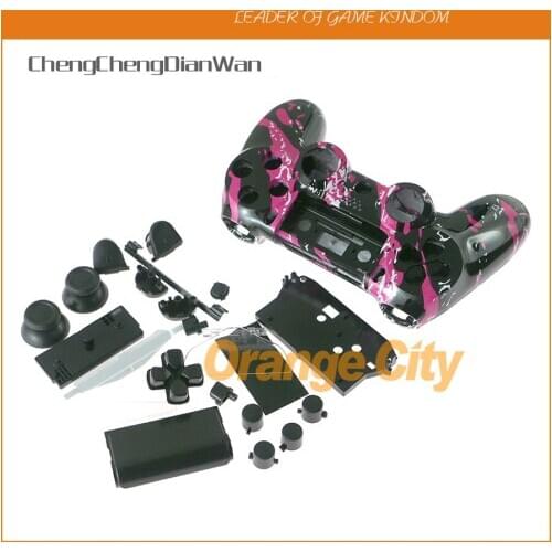 For Playstation 4 PS4 Controller Gamepad Repair DIY full Housing Shell Front Back Case Cover + Inner Support