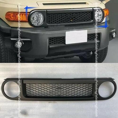 For Toyota FJ CRUISER 2007-2014 Black Grille Front Bumper Center Grill Decor replace Car Styling Accessories