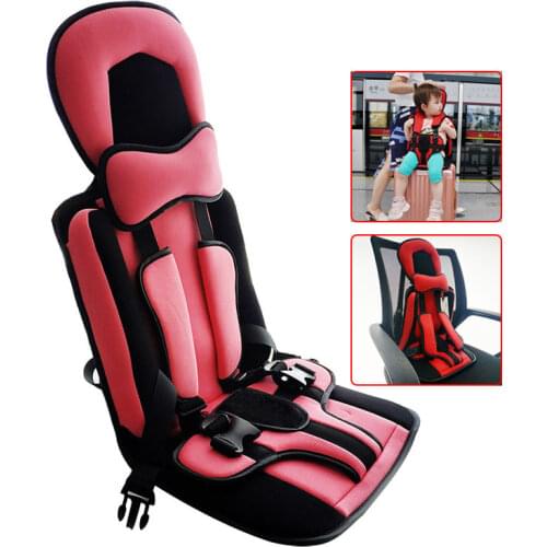 Child Car Seat Multifunction Travel Seat Cushion With Safety Belt For Suitcase Baby Chair Trolley Case Foldable Bebe Accessories