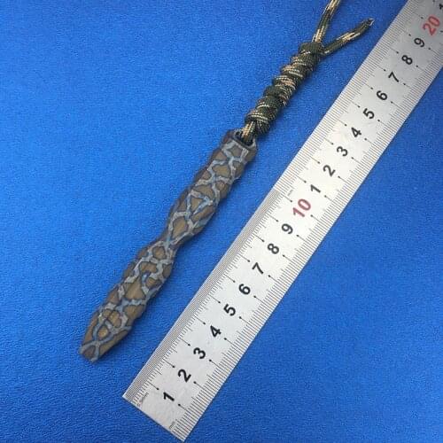 TWO SUN Original Crowbar titanium anodic oxidation Staple Round Shank Flat Head Pointed Crowbar Pry Bar Pry camping hunting EDC