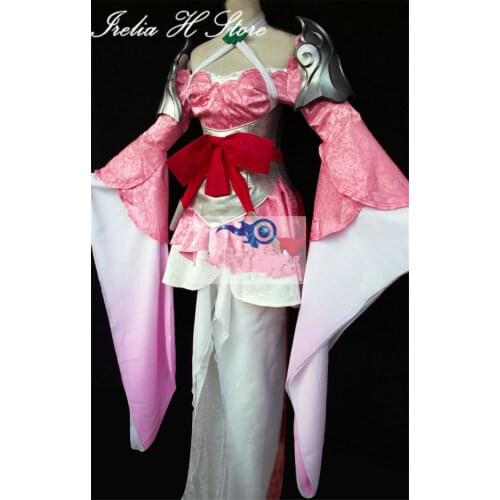 Janna Cosplay LOL Janna cosplay costume Fury of the storm Janna new skin Jade sword legend cosplay costume janna dress customize