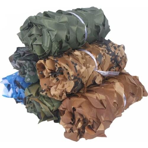 Camouflage Net Sun Shelter Military Training Awning Outdoor Hunting Hidden Net Car Cover Garden Decoration Net