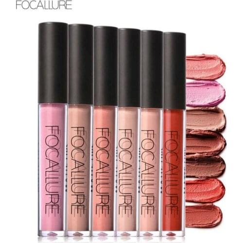 Matte Liquid Lipstick Waterproof Nude Lipgloss Long Lasting Matte Red Lip Gloss Tint Stick Lips Cosmetics 12 Colors