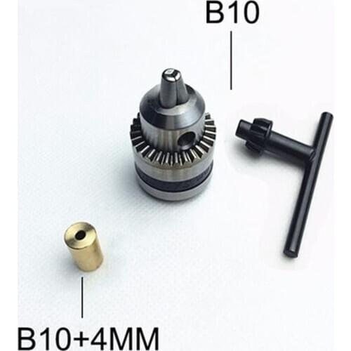Mini Electric Drill Chuck 0.6-6mm With 4mm Copper Shaft Mount B10 Inner Hole
