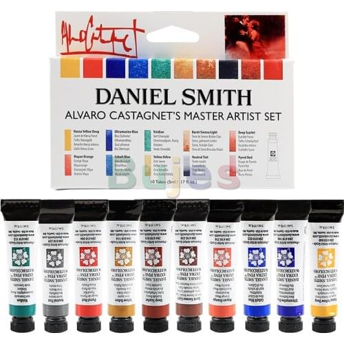 Daniel Smith Watercolor Essentials Set, DS6 Base Color Series, 5ml Primatek Color, for Student and Adult,Bright and Colorful