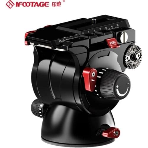 Ifootage K7 Panoramic Tripod Head Hydraulic Fluid Video Head For Tripod monopod Camera Holder Stand Mobile SLR DSLR payload 7kg