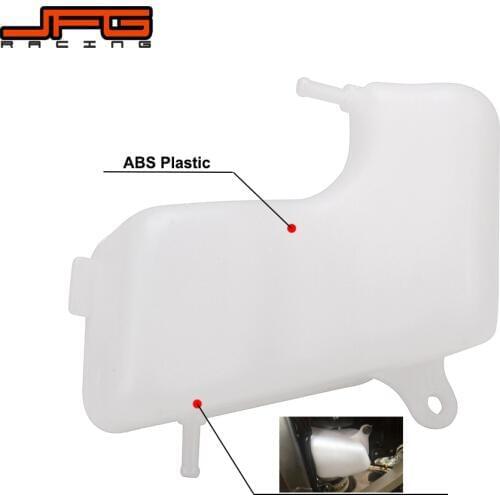 Motorcycle Plastic Water Coolant Reservoir Tank Radiator For SUZUKI DRZ400 00-04 DRZ400S 00-17 DRZ400E 00-04 DRZ400SM 05-17