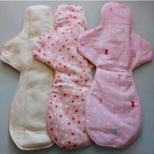 1 Pc 410mm Panty Liner Reusable Waterproof Cotton Material Menstrual Feminine Hygiene Product