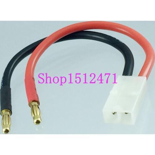 Tamiya Female to 4mm Bullet Banana charger lead cable 12AWG wire for LiPo