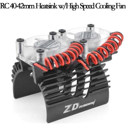 RC 40-42mm Heatsink With High Speed Cooling Fan for RC Hobbywing 1/8 1/10 4268 4274 4092 1515 1512 1518 Buggy Truck Cars Motors