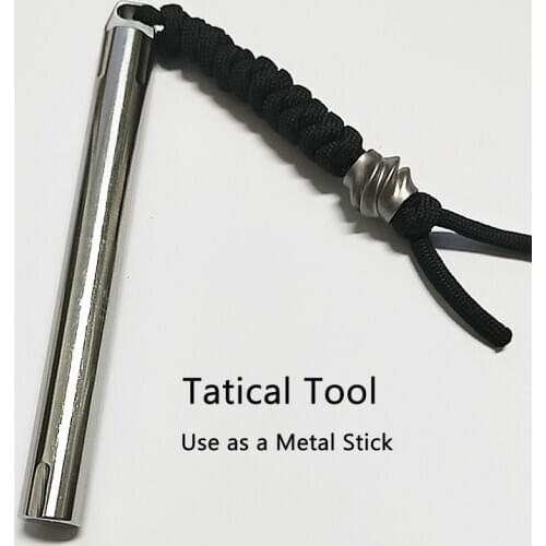 Thick 304 Stainless Steel Tactical Pen Tool Metal Stick Waterproof Antimagnetic CNC Seiko Defense Writing Pen Gift
