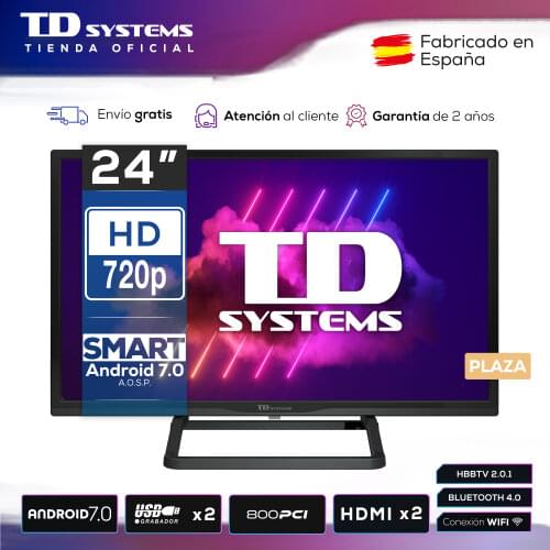 TVs Smart TV 24 inch TD Systems K24DLX11HS. 2x HDMI, DVB-T2/C/S2, HbbTV [shipping from Spain, 2 year warranty]