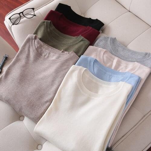 High-Grade New Summer Spring 100% Cashmere Sweaters Fashion Clothing Mens Thin Loose Solid Color Slim Fit Men Pullover Knit