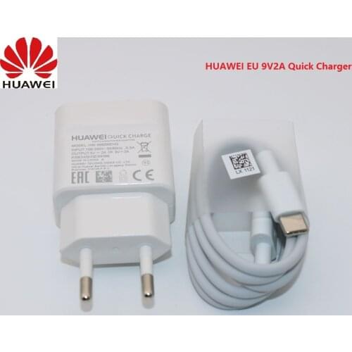 Huawei 9V2A EU charger QC 2.0 Quick Fast Charge Adapter USB Type-c For nova3 3i 4 honor 9 8x p7 p8 p9 p10 p20 lite mate 7 8 9