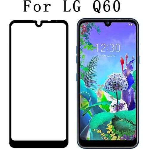 5D 9H Full Glue Cover Screen Protector for LG Q60 2019 Tempered Glass for LG K50 X6 2019 Glass HD Anti Scratch Protective Film