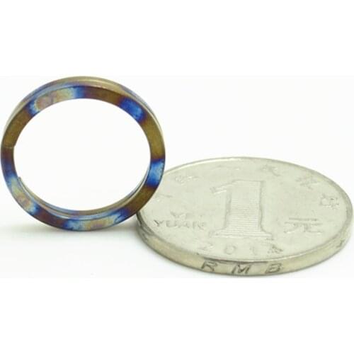 18MM Titanium Alloy Hanging Ring Outdoor Mini Tool Key Ring Climbing Tool