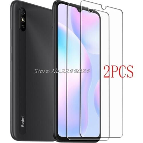 2PCS Xiaomi Redmi 9A Tempered Glass Protective FOR Xiaomi Redmi9A 6.53" Screen Protector Glass Film phone Cover