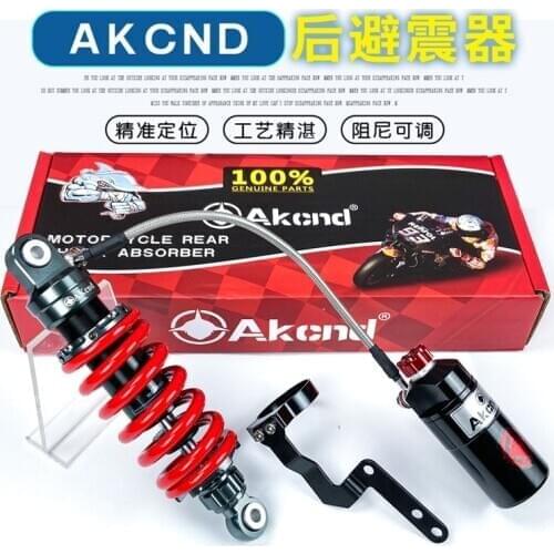 Akcnd mono shock rear shock absorber adjustable apply for super soco tc ts for honda yamaha monkey bike 205 235 250 260mm