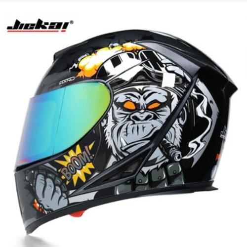 Motorcycle accessories iron man casco motocross Motorcycle helmet personality full face Moto racing helmets made of ABS PC lens