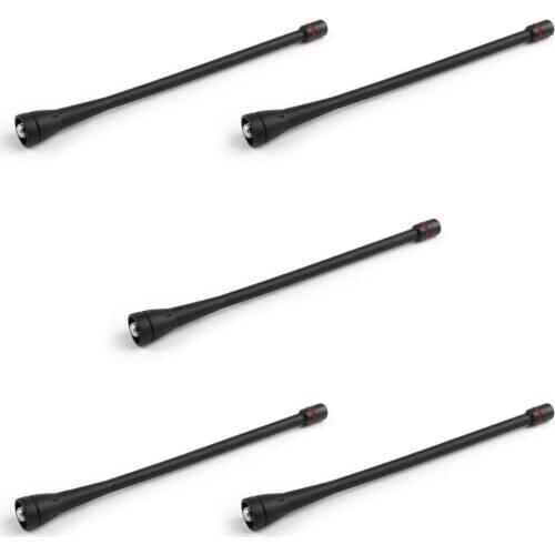 Artudatech 5Pcs UHF Antenna 400-470MHz For ICOM IC-F21 IC-F21S IC-F30GT IC-F3 IC-F80 Radio