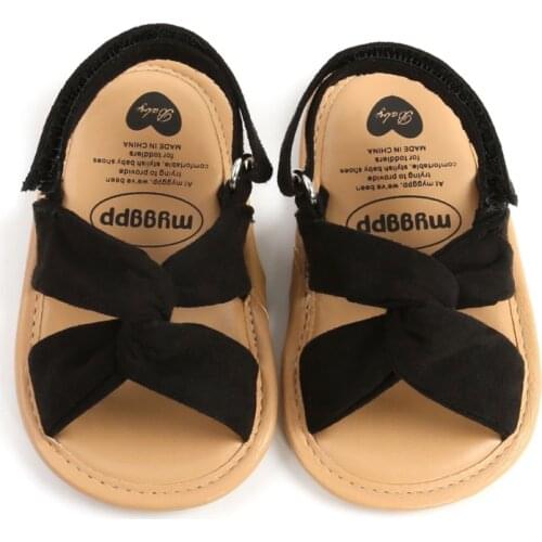 Cloth Cover Soft Sole Baby Sandals Princess Cute Summer Shoes For Girls 0-18M Crib Shoes Newborns