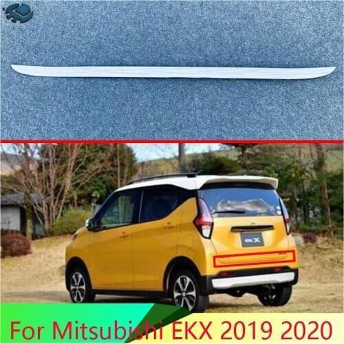 For Mitsubishi EKX 2019 2020 Car Accessories ABS Chrome Rear Boot Door Trunk Lid Cover Trim