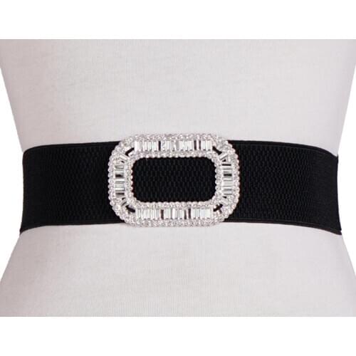 G6018 latin ballroom dance professional handmade square imitation diamond design belt