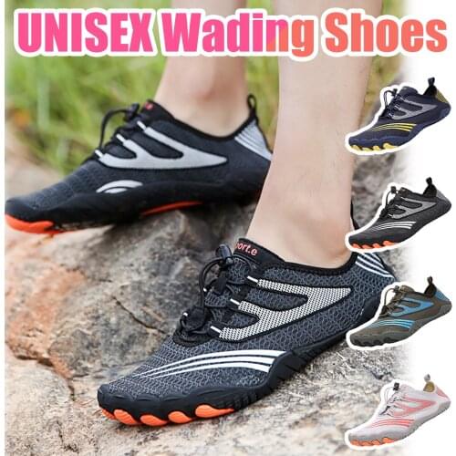 Men Women Shoes Shoes Sneakers Quick Dry Swimming Footwear Unisex Outdoor Breathable Upstream Beach Shoes Hiking shoes 2021 new