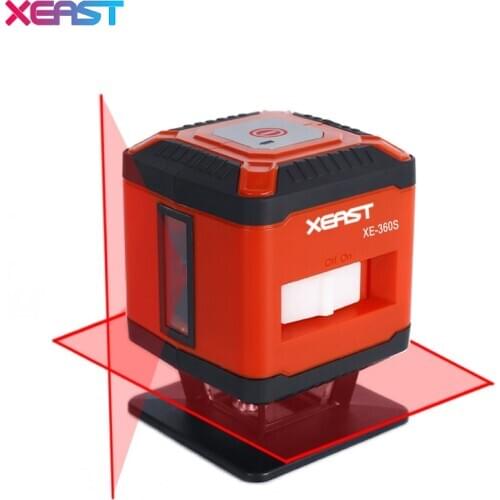 XEAST XE-360S 5Lines Laser Level Self-Leveling 360 Horizontal And Vertical Cross Super Powerful Red Laser Beam Line