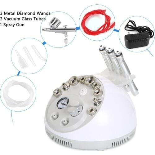 3 in1 multi functional Deeply skin cleaning Dermabrasion Pore Cleaner Facial care Device