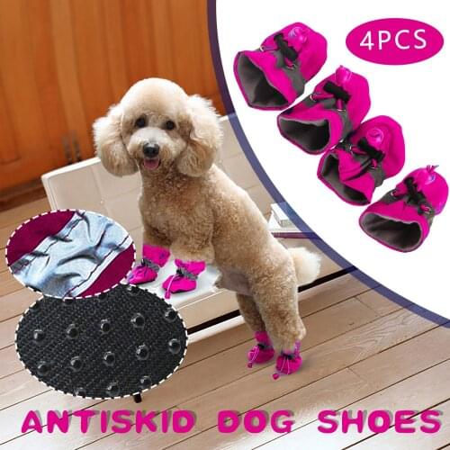 Fashion New Pet Shoes Non-slip Dog Shoes Comfortable Soft Sole Dog Boots Paws Suitable For Small Dogs Teddy Dog Shoes