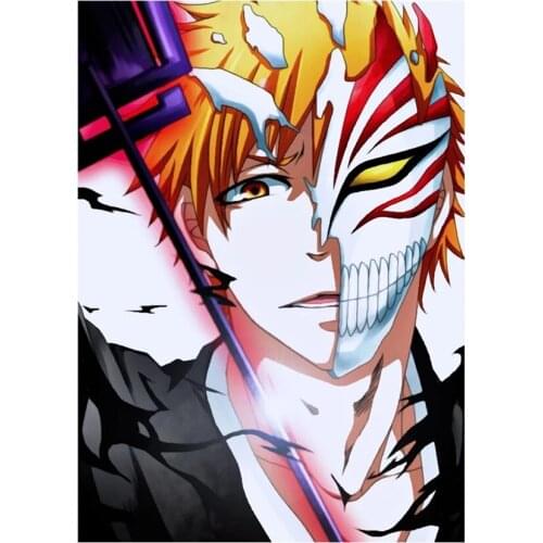Wall Art Canvas Hd Print Ichigo Kurosaki Hollow Posters Japanese Anime Painting Pictures Home Decor Living Room Modern Modular